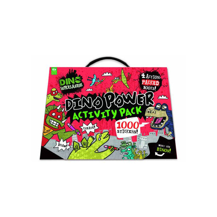 Dino Supersaurus Power Activity Pack - 1000 Stickers + 4 Activity Books