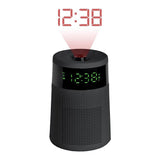 Lenoxx Projector Alarm Clock with Radio and LED Digital Display