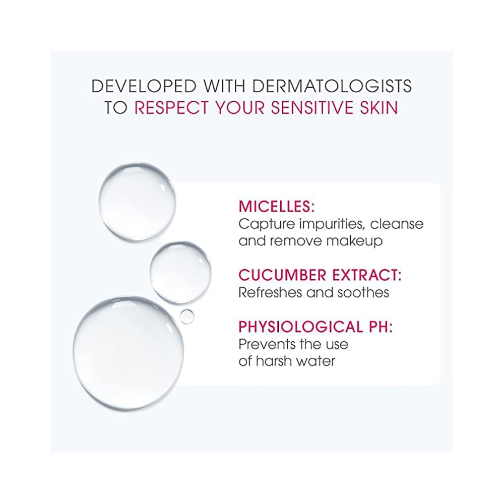 Bioderma Sensibio H2O Micellar cleansing water makeup remover 500mL
