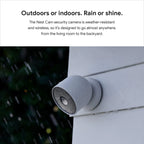 Google Nest Cam Battery-Powered Outdoor/ Indoor 2 Pack