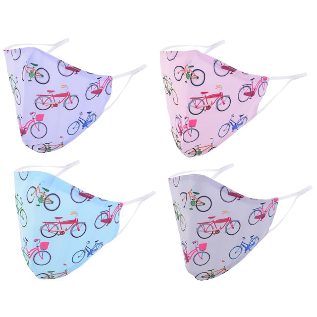 MaskiT Reusable 3 Layer Masks - Bicycles