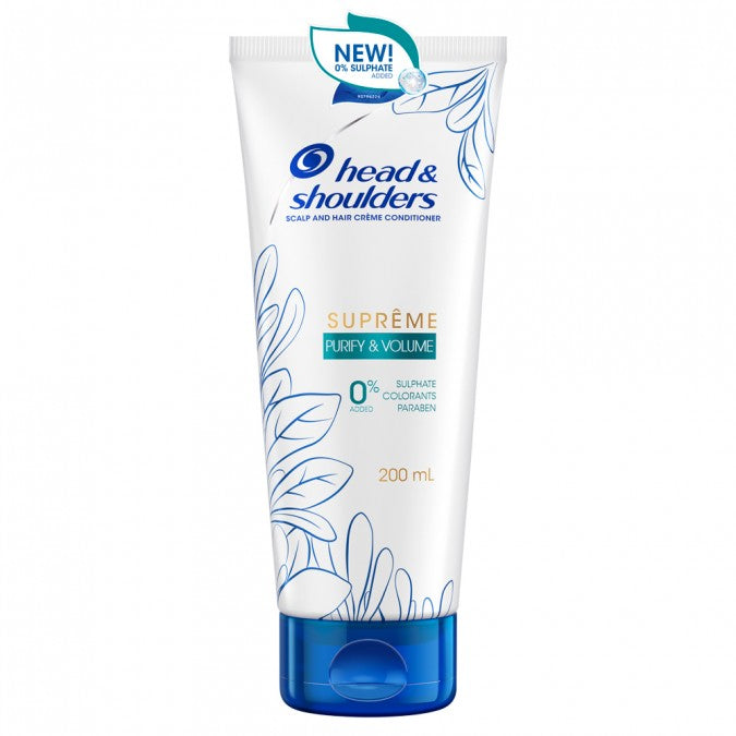 Head & Shoulders Supreme Purify & Volume Conditioner - 200ml
