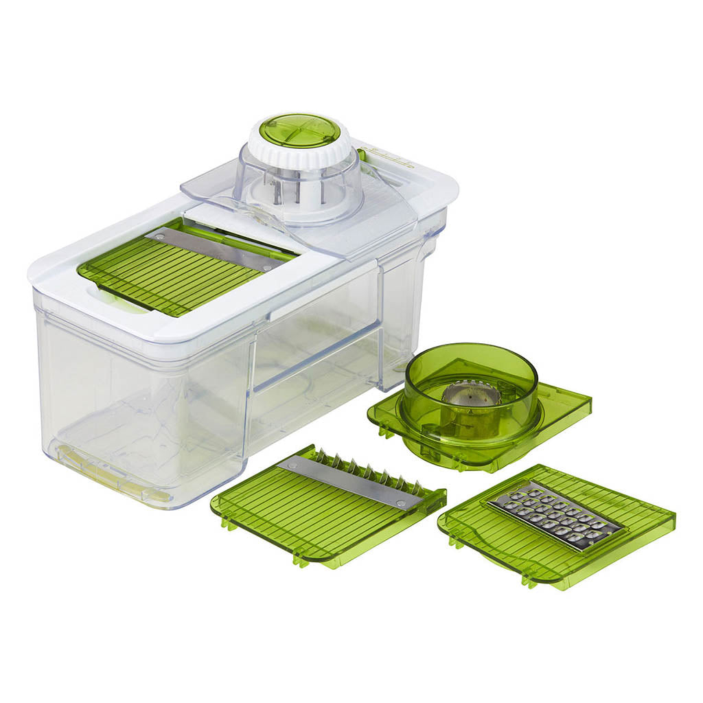 Davis & Waddell Adjustable 5 in 1 Mandoline Slicer/Chopper/Cutter with Storage Container