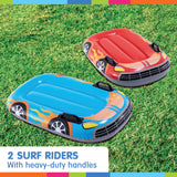Intex 57167NP Racing Fun 5.6m Outdoor Water Slide with Body Boards