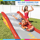 Intex 57167NP Racing Fun 5.6m Outdoor Water Slide with Body Boards