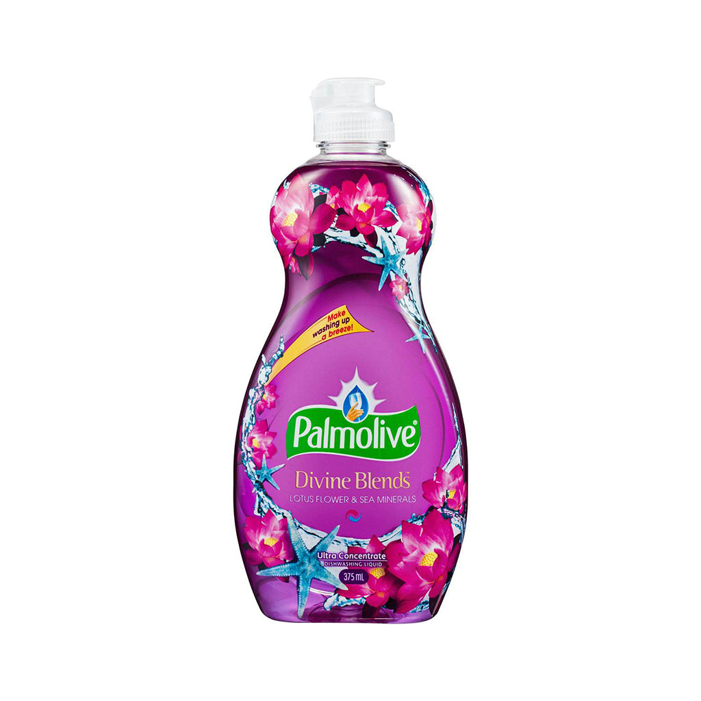  2 x Palmolive Divine Blends Ultra Dish Washing Liquid Lotus Flower 375ml