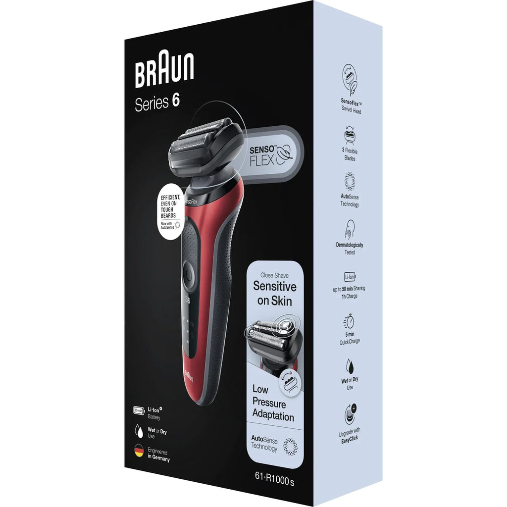 Braun Series 6 Wet & Dry Electric Shaver with AutoSense