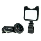 SONIQ Phone Camera Lens & LED Fill Light Kit