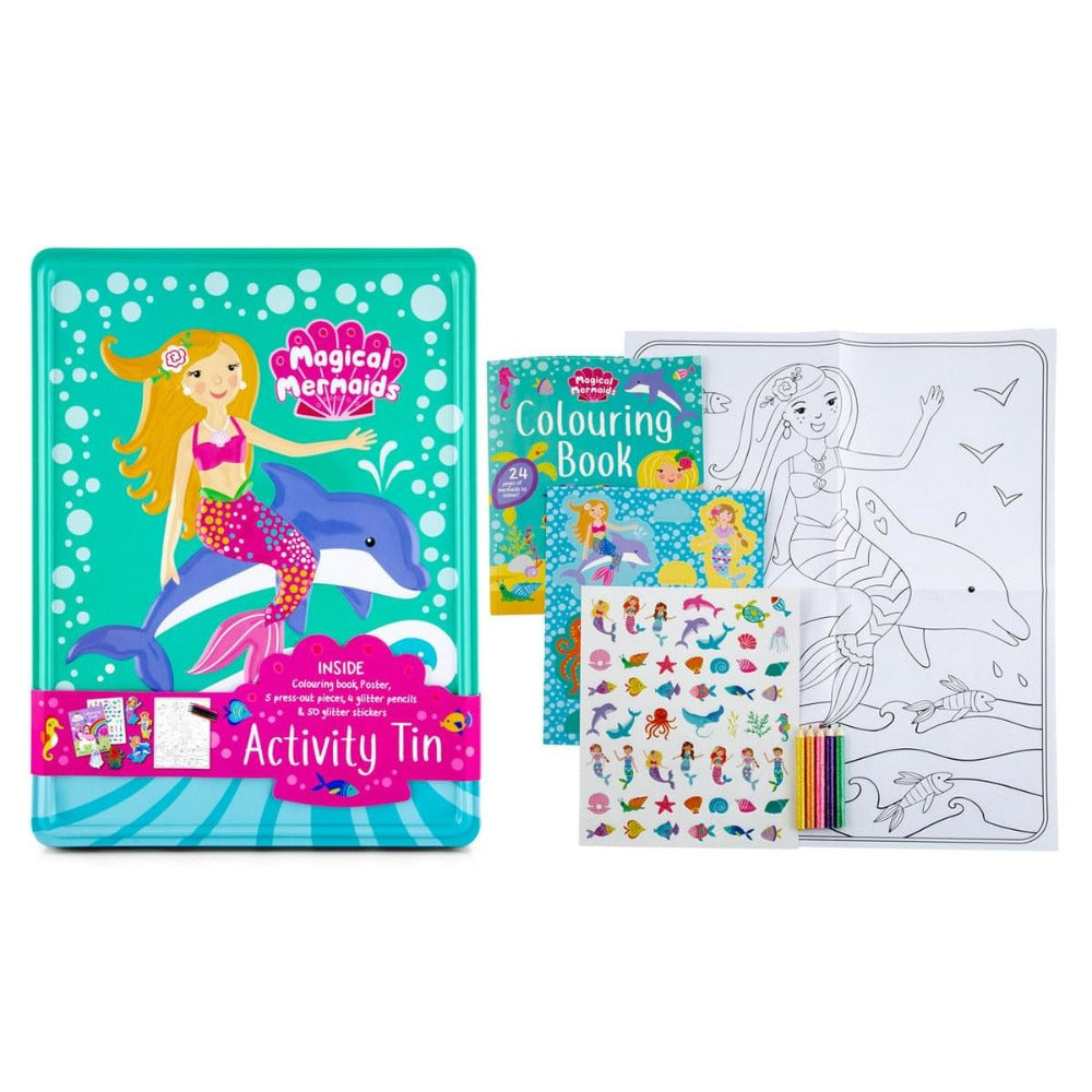 Magical Mermaids Happy Tin