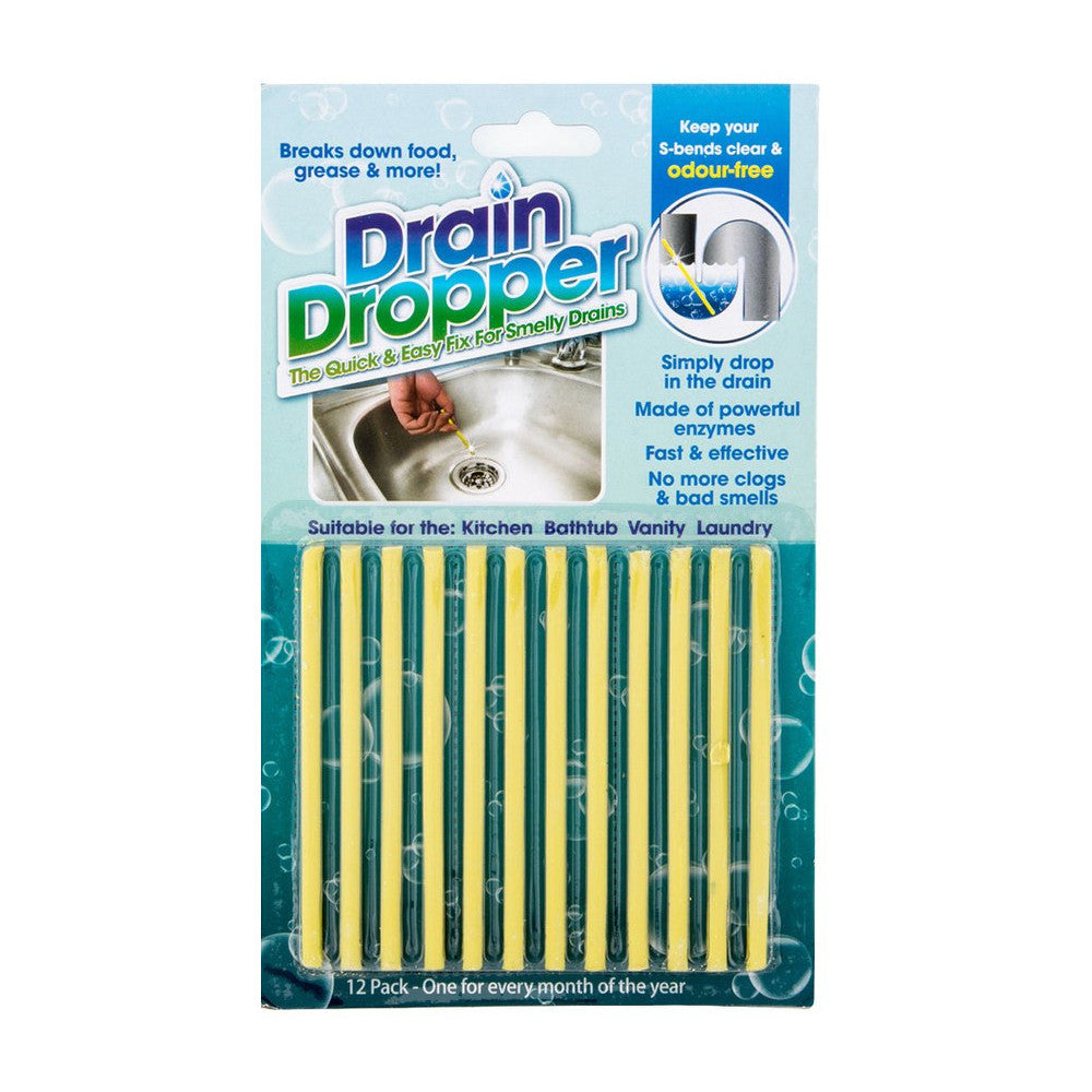 2 x Drain Dropper Quick & Easy Fix For Sink Drains (24pk)