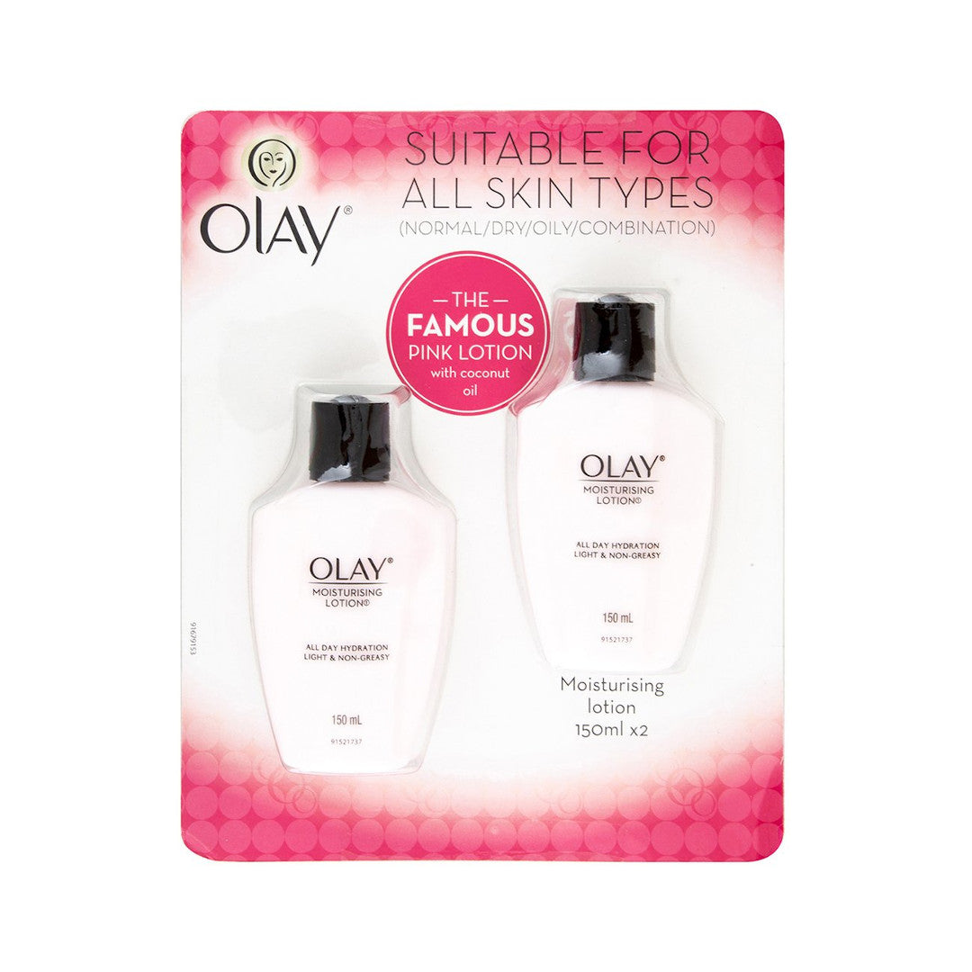 2 Pack x Olay Moisturising Lotion 150mL