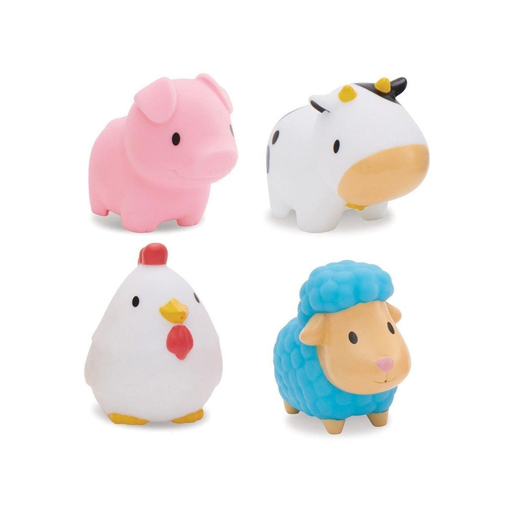 Munchkin Farm Bath Squirts Toys 4-Pack