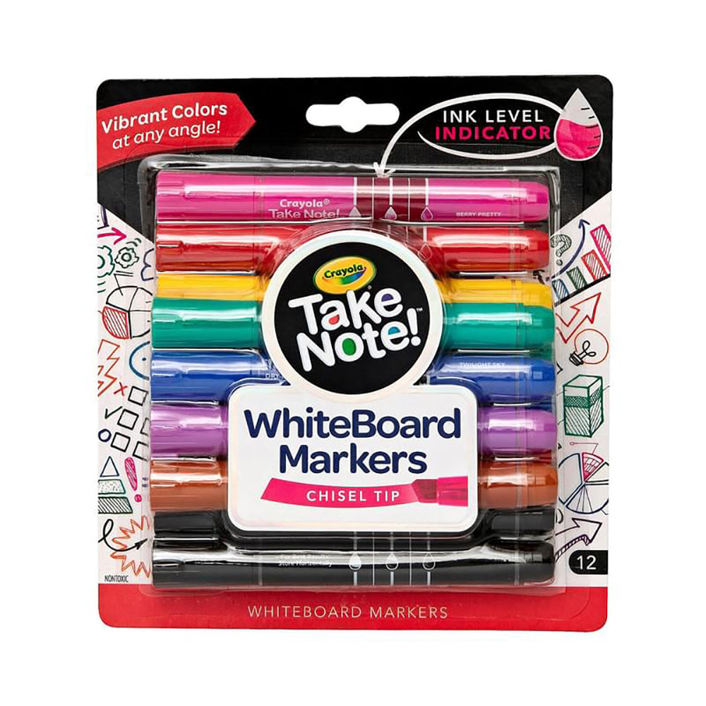 Crayola Take Note Whiteboard Markers Value Pack 60pk