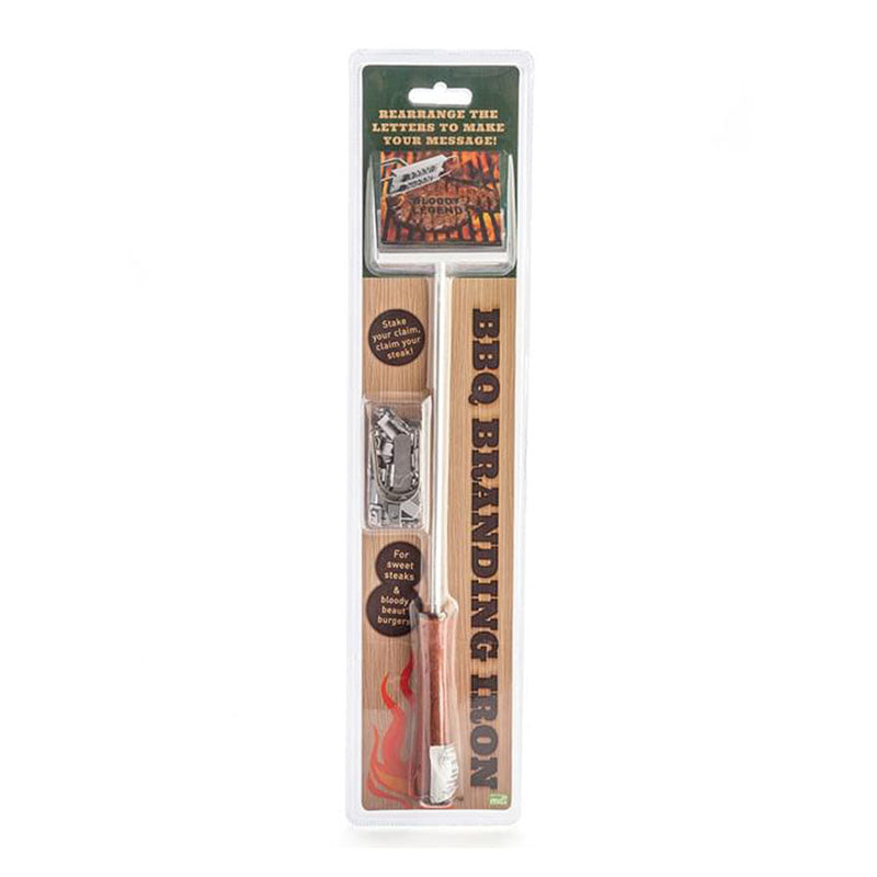 BBQ Branding Iron - Stainless Steel/Natural