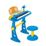 Electronic Keyboard with Stool and Mic