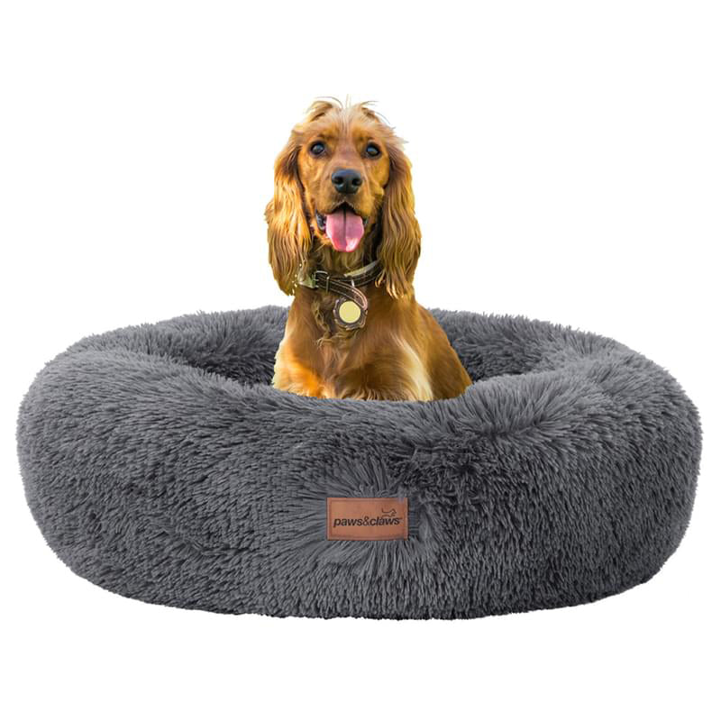 Paws & Claws 70x21cm Large Calming Plush Bed