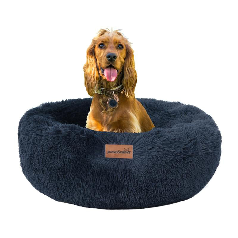 Paws & Claws 70x21cm Large Calming Plush Bed