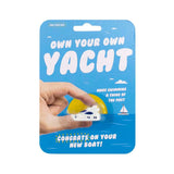 Gift Republic Own Your Own Yacht Mini Collectable Figurine
