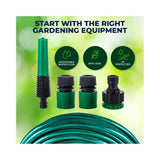 Garden Greens 5 Piece 30 Metre Garden Hose & Connectors All Essentials Set