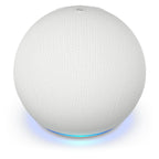 Amazon Echo Dot Smart Speaker with Clock & Alexa 5th Gen - Glacier White