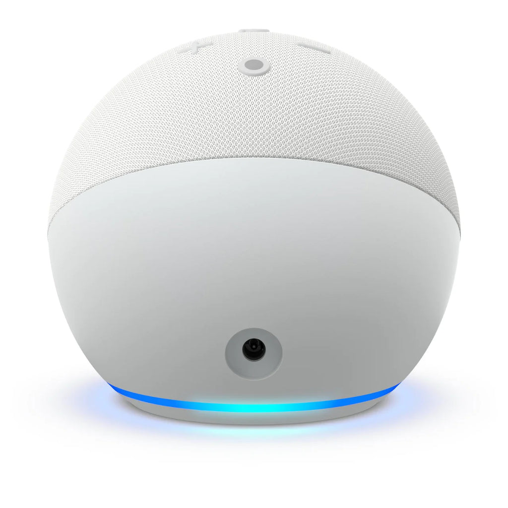Amazon Echo Dot Smart Speaker with Clock & Alexa 5th Gen - Glacier White