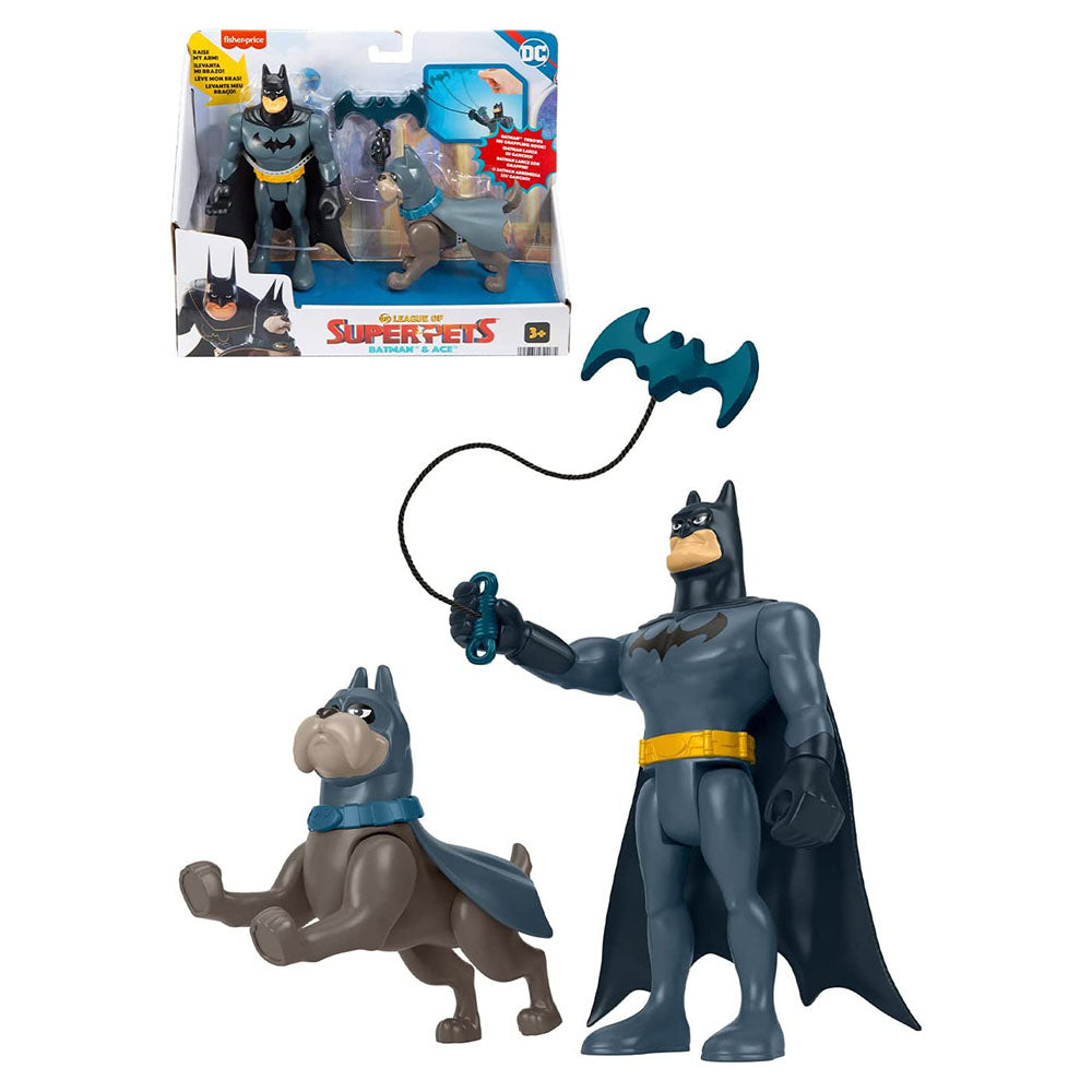 Fisher-Price DC League of Super-Pets Super Hero & Pet Figures