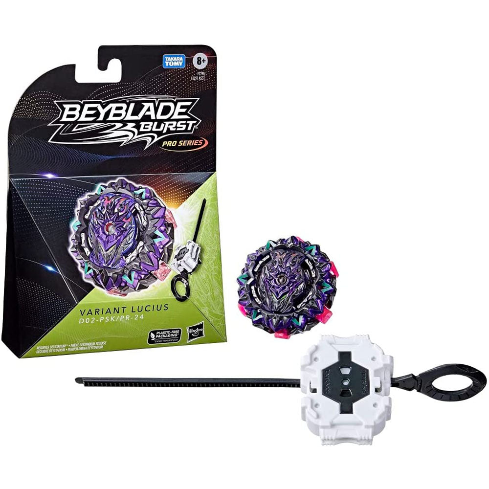 Beyblade Burst Pro Series Variant Lucius (Lucifer) Spinning Top Starter Pack