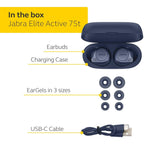 Jabra Elite Active 75t Wireless Earbuds with ANC - Navy
