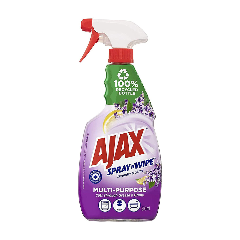2 Pack x Ajax Spray n' Wipe Multi-Purpose Surface Spray Lavender & Citrus 500ml