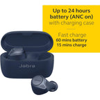 Jabra Elite Active 75t Wireless Earbuds with ANC - Navy