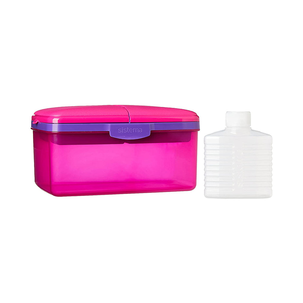 Sistema Quaddie Coloured Lunch Box - 2L