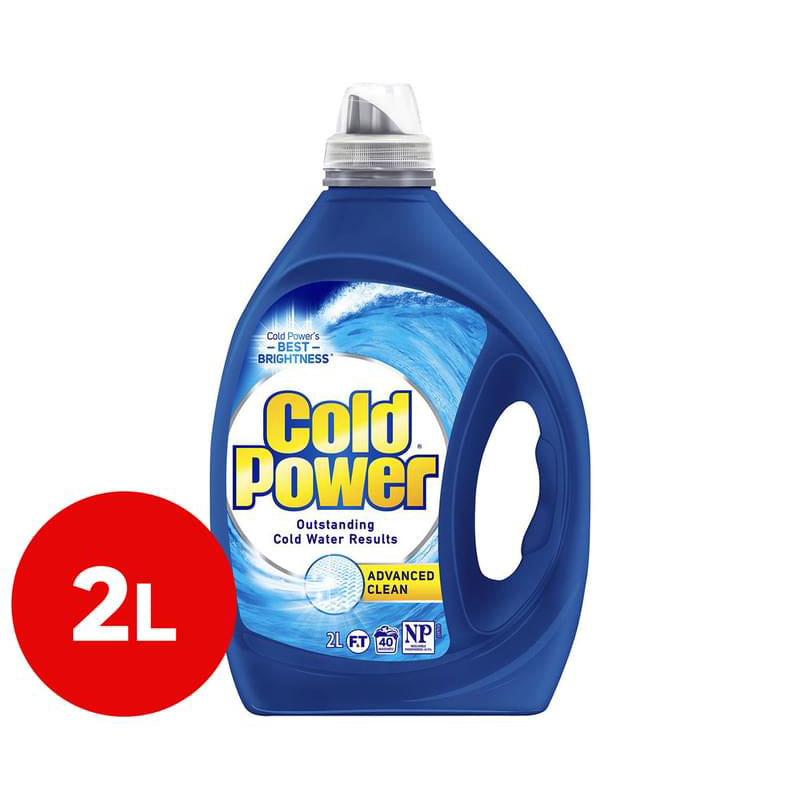 Cold Clean Plus Cold Power Advanced Clean Laundry Liquid 2L – Smooth Sales