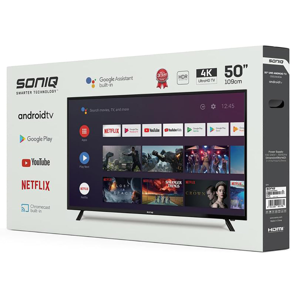 Soniq 50" A-Series UHD Android TV
