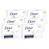 6 x Dove White Beauty Soap Bar 100g