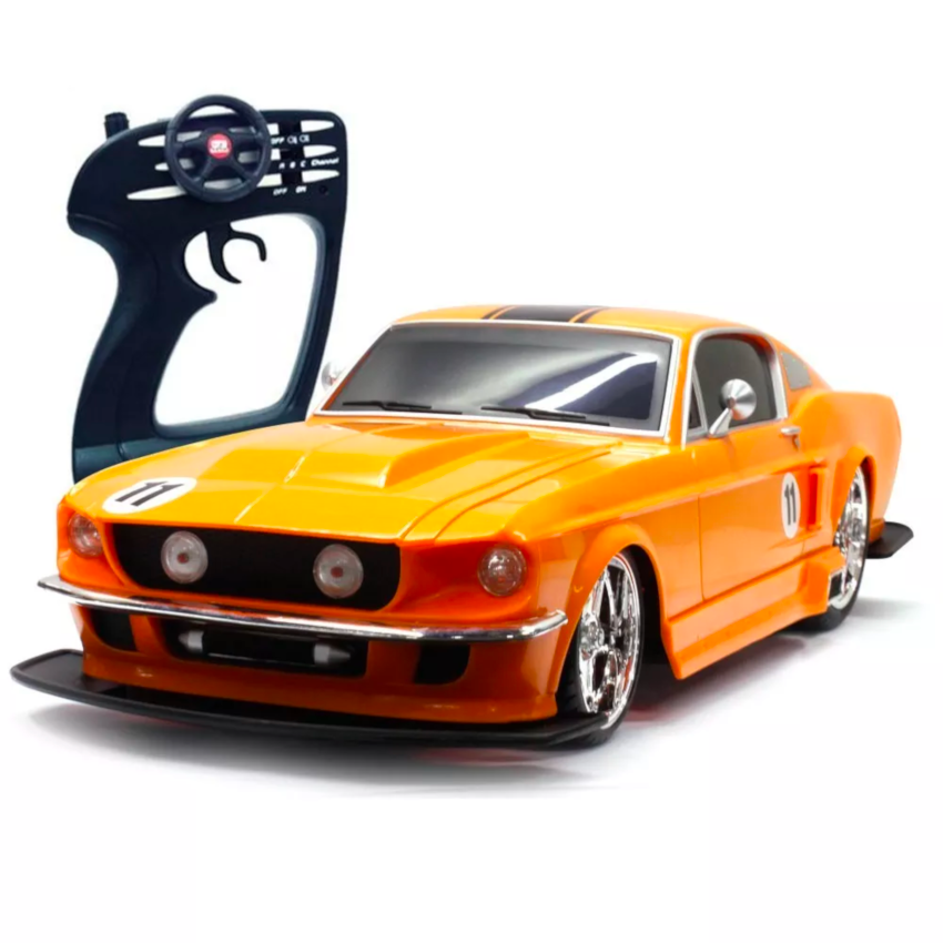 Maisto Tech 1:12 Scale RC Ford Mustang GT 1967 Orange