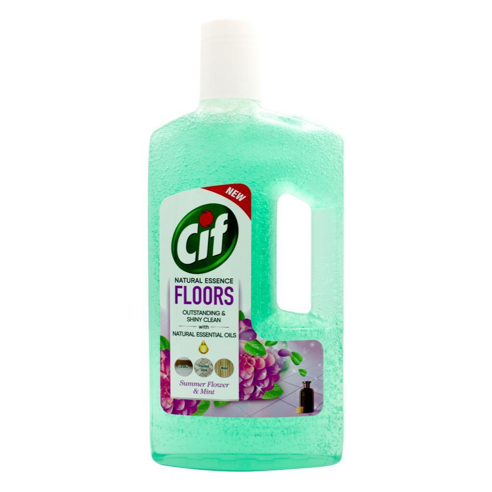 2 x Cif Natural Essence Floors Summer Flower & Mint 997mL
