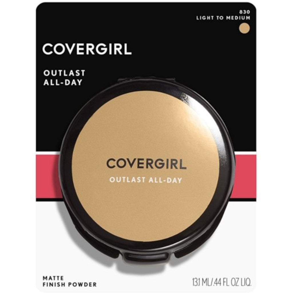 2 Pack x Covergirl Outlast All-Day Matte Finishing Powder - 830 Light To Medium - 11g