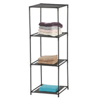 Boxsweden 3-Compartment Storage Shelf - 35x35x102cm