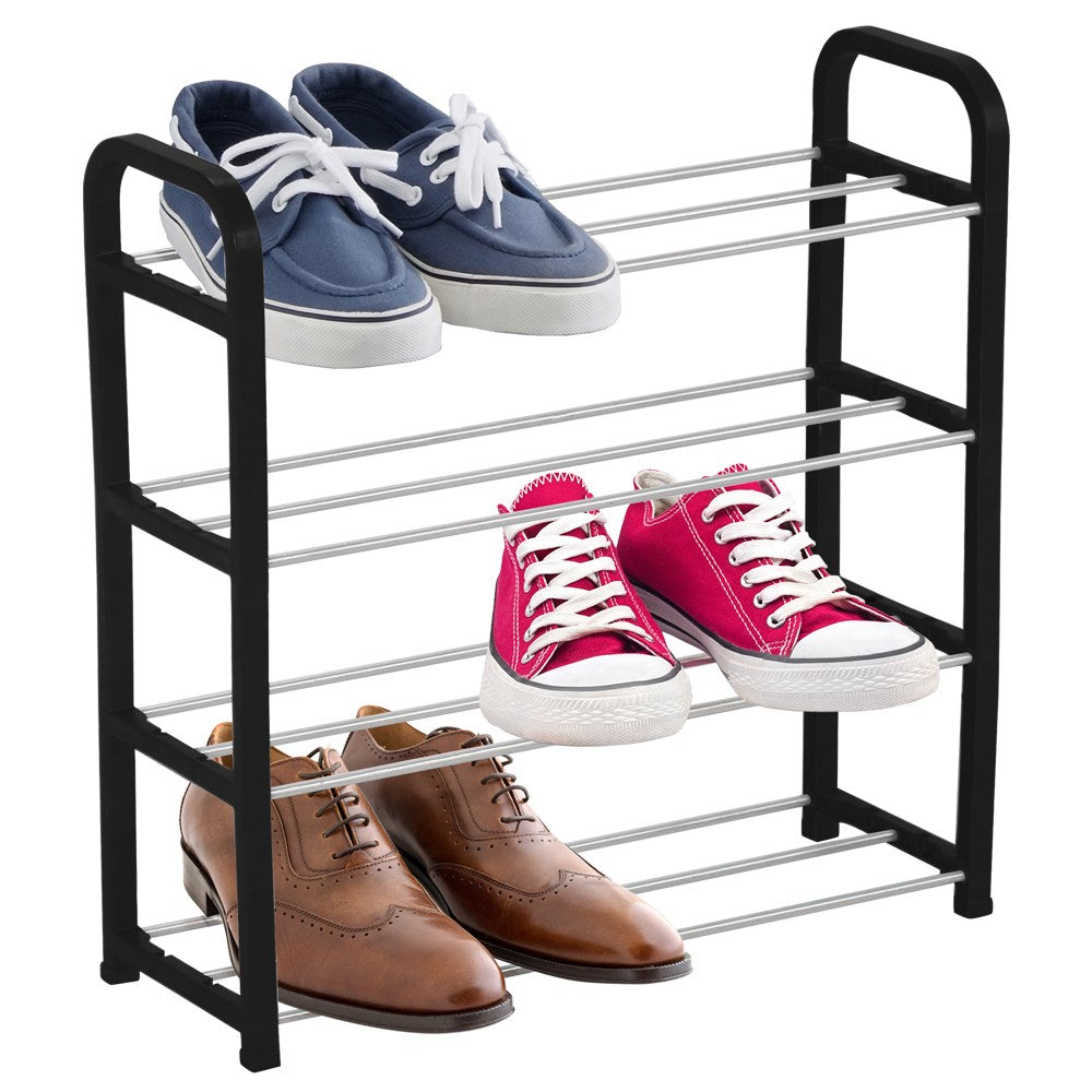 Boxsweden 4 Tier Shoe Rack - 52x19x56cm