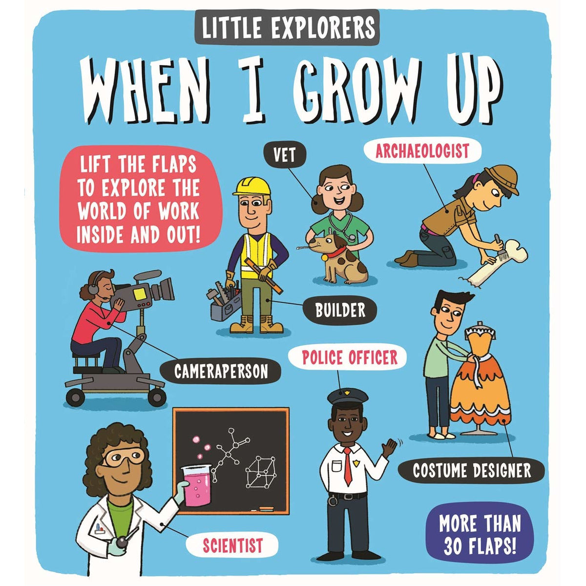 Little Explorers - When I Grow Up Flap Book