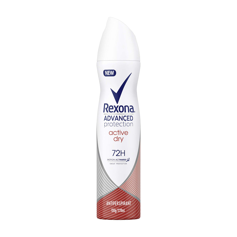 6 Pack x Rexona Advanced Protection Anti-Perspirant Deodorant Active Dry 130g