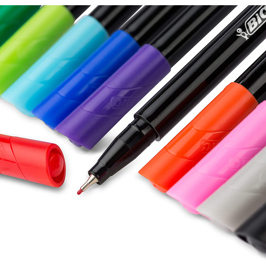 2 Pack x Bic Intensity Fineliners Assorted 20pc