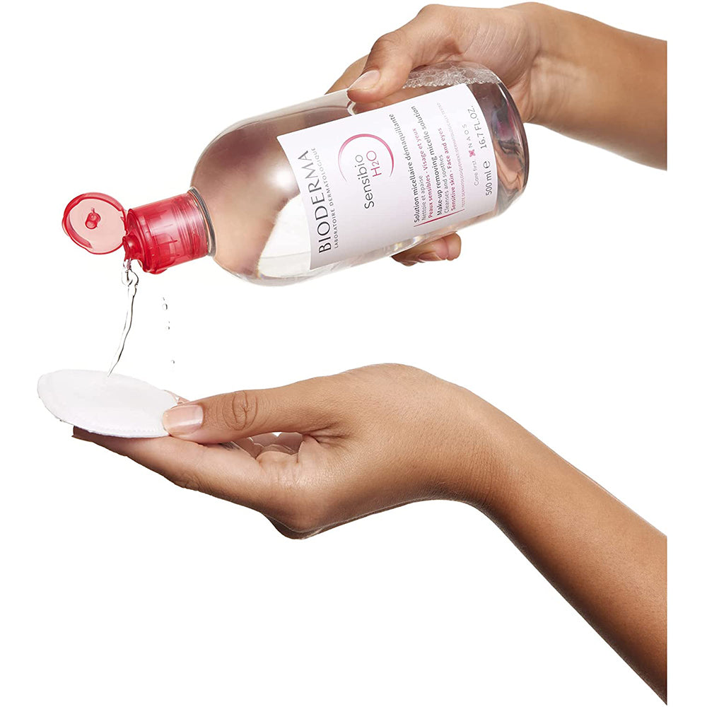 Bioderma Sensibio H2O Micellar cleansing water makeup remover 500mL