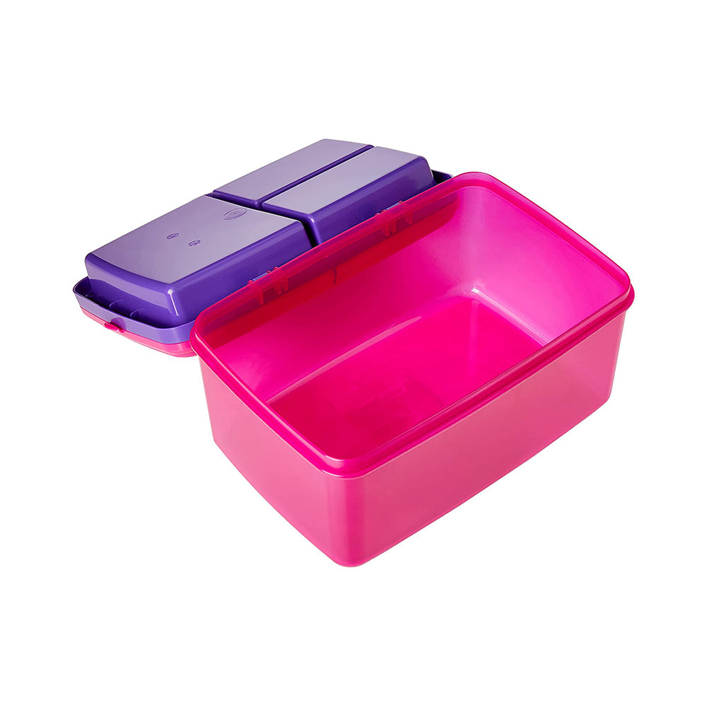 Sistema Quaddie Coloured Lunch Box - 2L