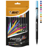 2 x Bic Intensity Fineliners Assorted 12 Pack
