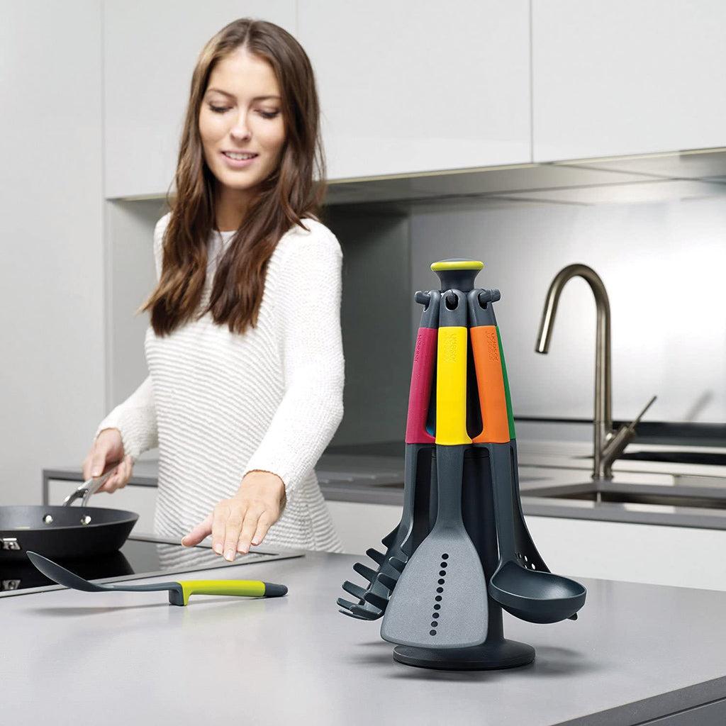 Joseph Joseph 6-Piece Elevate Carousel Kitchen Utensil Set - Multicoloured