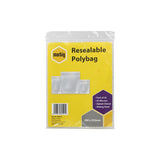 Marbig Resealable Polybag 200 x 255mm - 25 Pack