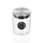 3 Pack x Lemon & Lime Glass Jar With Stainless Steel Lid