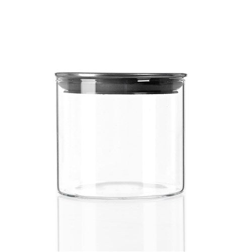 3 x Lemon & Lime Glass Jar With Stainless Steel Lid