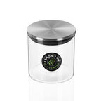 3 Pack x Lemon & Lime Glass Jar With Stainless Steel Lid